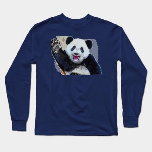 Happy Panda Long Sleeve T-Shirt